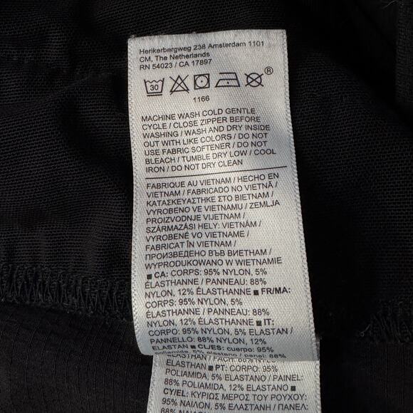 Athleta SZ 12 Trekkie North Crop Jogger Pants Pull-On Cuffed Stretch Zip Pockets - Picture 8 of 8